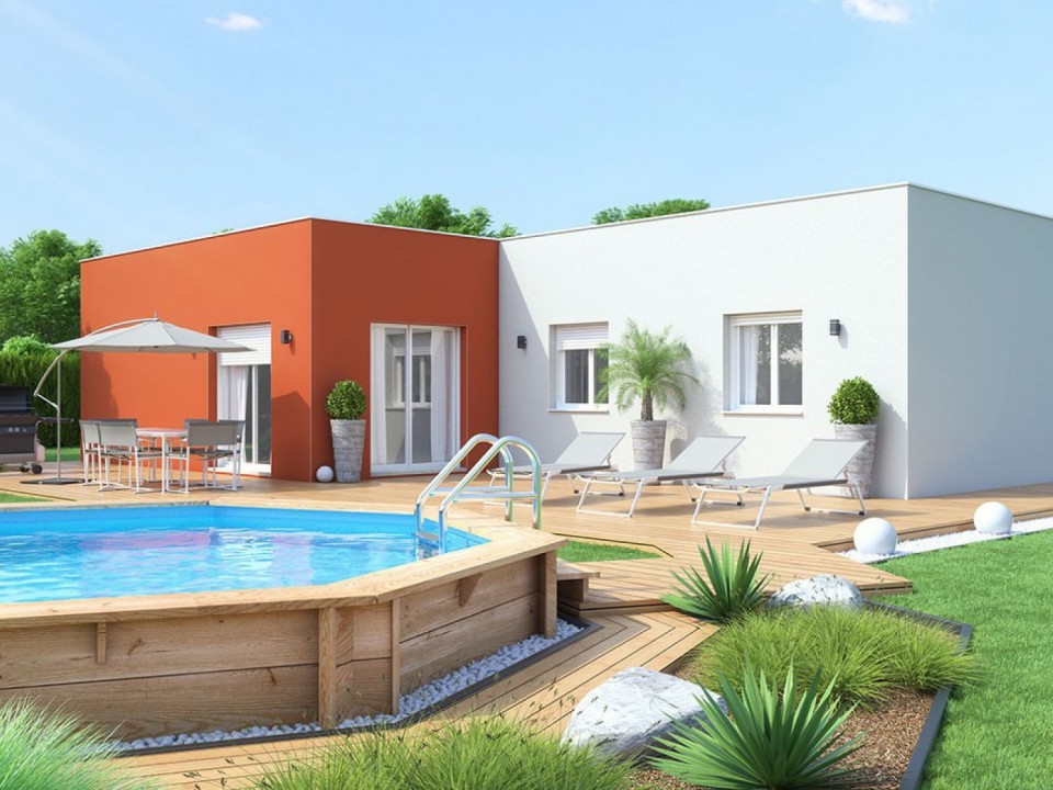 Constructeur maison toit plat Isère