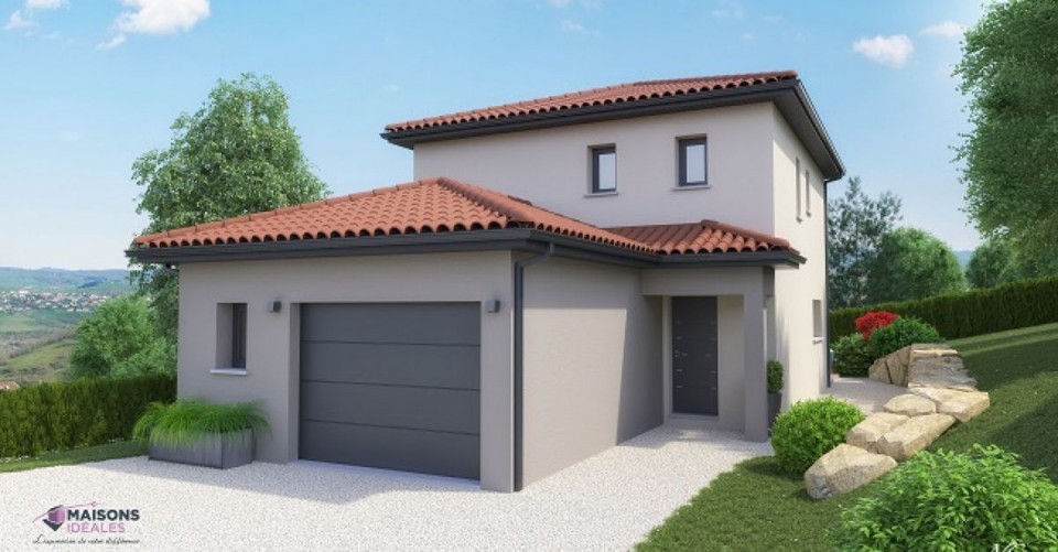 Maison à étage, 104m² habitable 23m² de garage