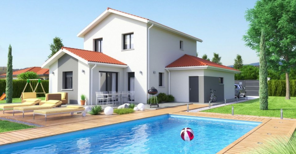 Maison à étage, 100m² habitable 20m² de garage