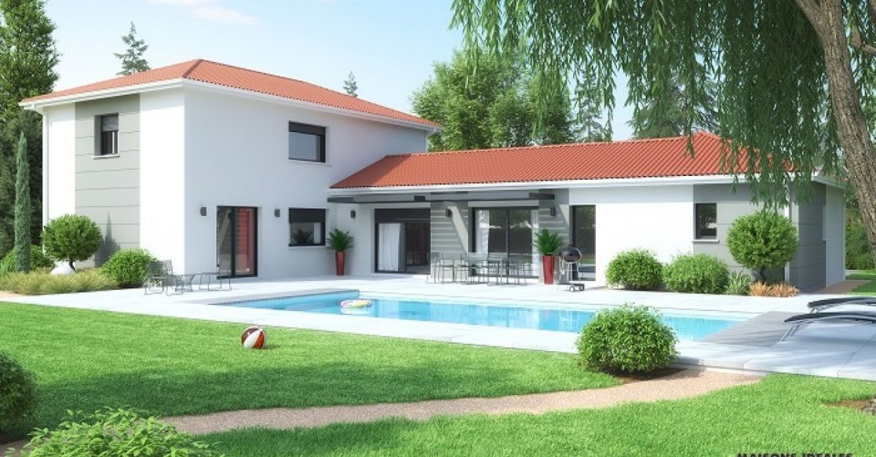 Maison à étage, 170m² habitable 42m² de garage