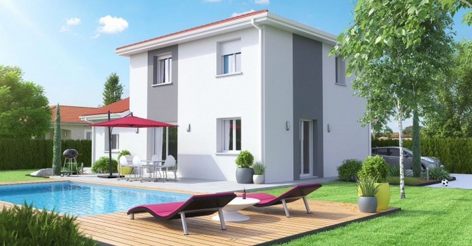 Maison à étage, 107m² habitable 23m² de garage