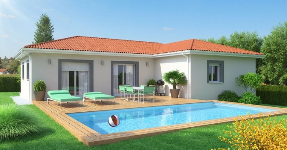 Maison de plain-pied, 105m² habitable 26m² de garage