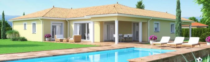 Maison de plain-pied, 155m² habitable 42m² de garage