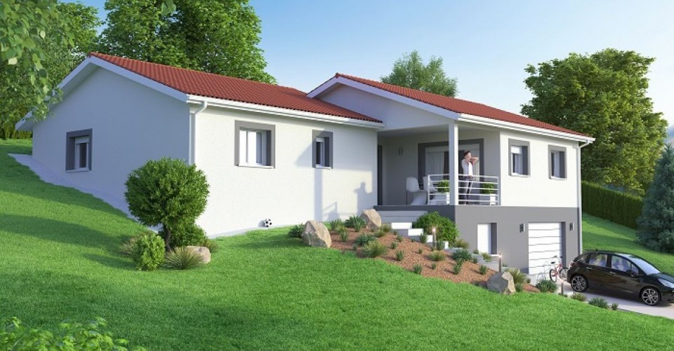 Maison sur sous-sol, 110m² habitable 130m² de garage