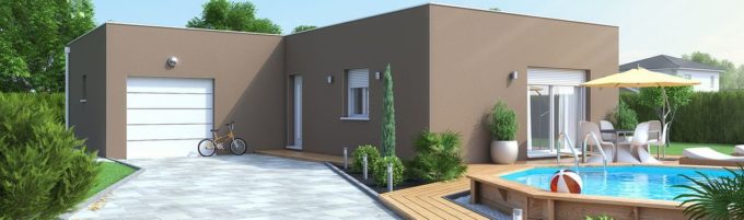 Maison de plain-pied, 95m² habitable 20m² de garage