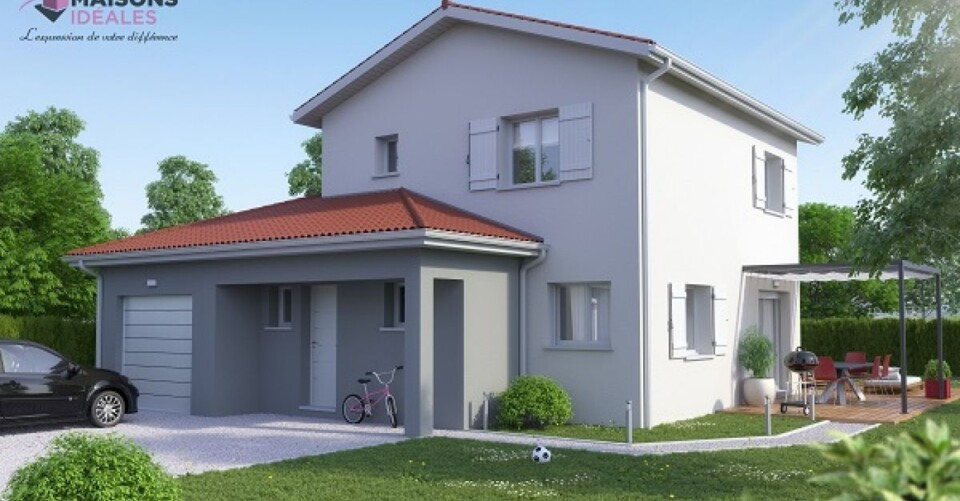 Maison à étage, 101m² habitable 20m² de garage