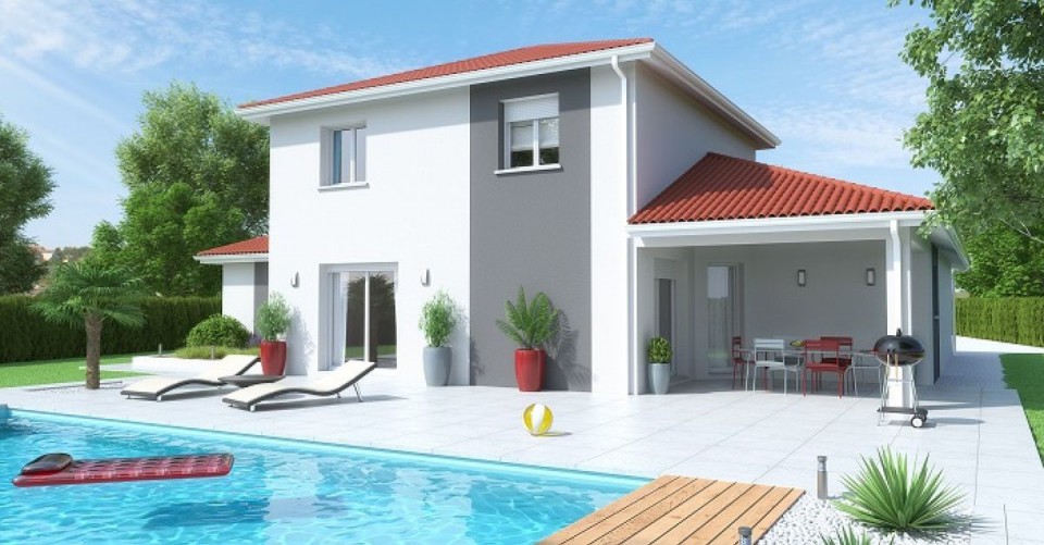 Maison à étage, 128m² habitable 40m² de garage