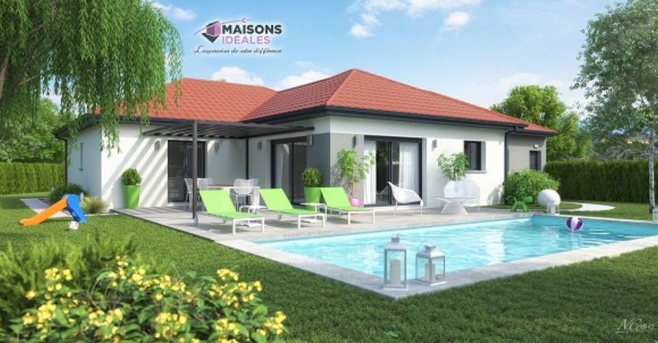 Maison de plain-pied, 127m² habitable 25m² de garage