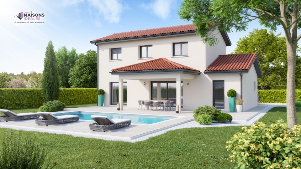 Maison à étage, 128m² habitable 40m² de garage