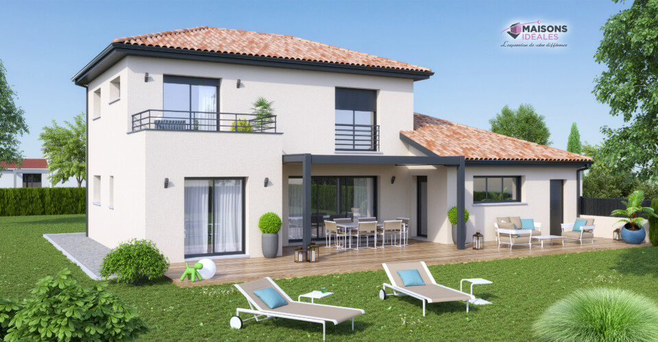 Maison à étage, 128m² habitable 37m² de garage