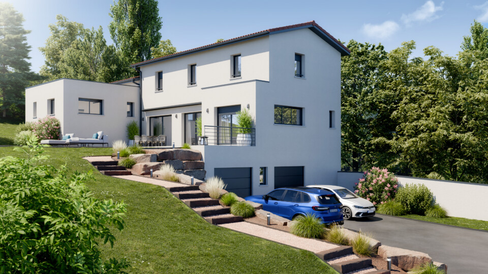 Maison sur sous-sol, 189m² habitable 112m² de garage