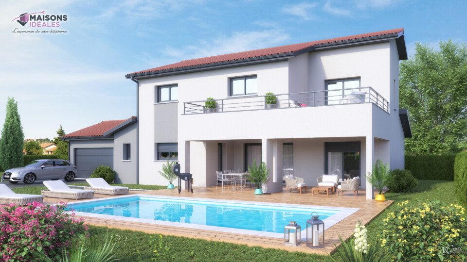 Maison à étage, 151m² habitable 37m² de garage