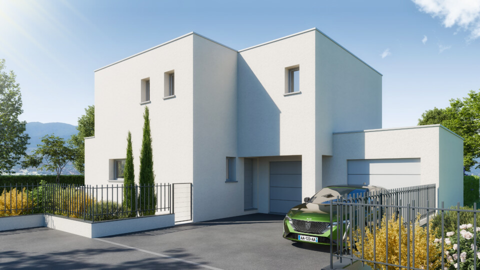 Maison à étage, 116m² habitable 34m² de garage