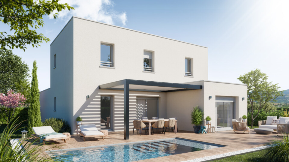 Maison à étage, 118m² habitable 35m² de garage