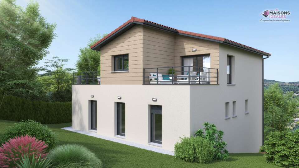 Maison sur sous-sol, 128m² habitable 62m² de garage