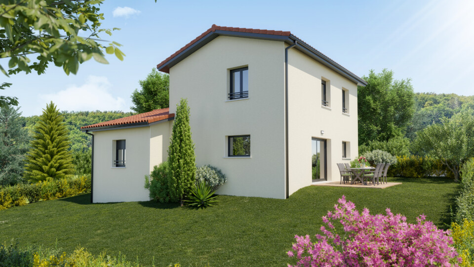 Maison à étage, 110m² habitable 23m² de garage