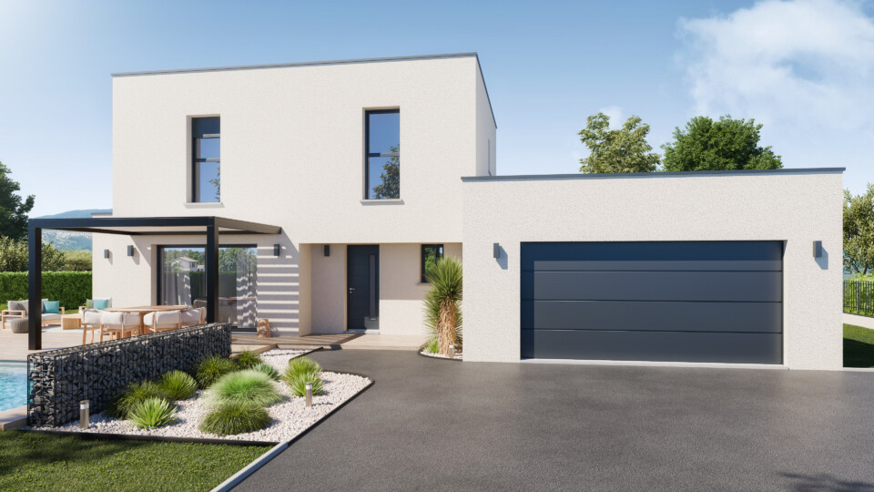 Maison à étage, 125m² habitable 35m² de garage