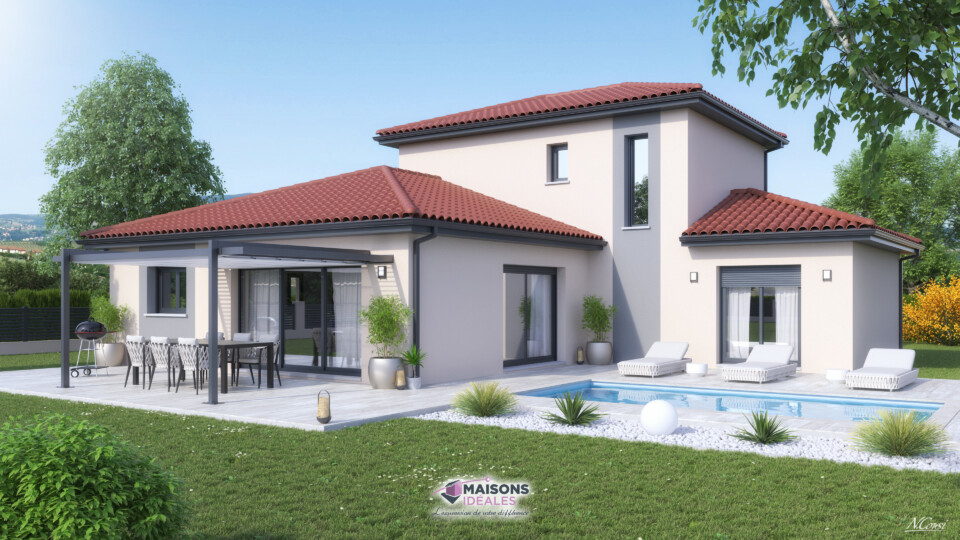 Maison à étage, 121m² habitable 38m² de garage