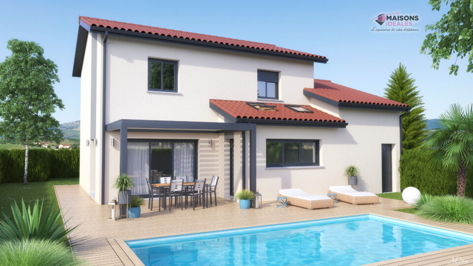 Maison à étage, 114m² habitable 30m² de garage