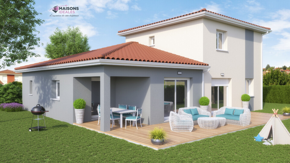 Maison à étage, 116m² habitable 29m² de garage