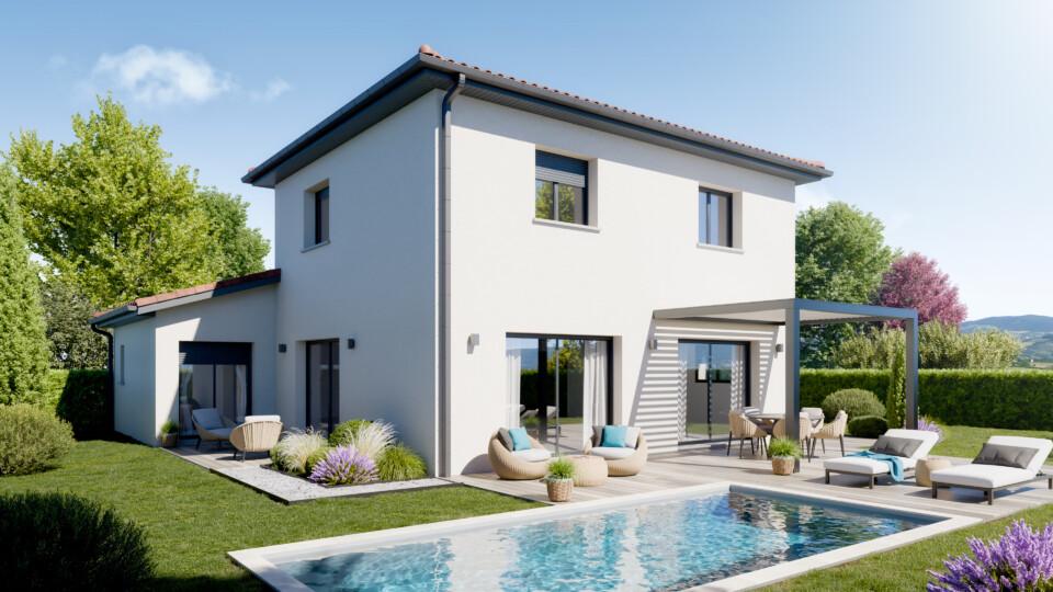 Maison à étage 137m² habitable, 33m² de garage